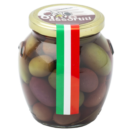ОЛИВКИ МИКС С КОСТОЧКОЙ "CEZONI" 290 Г