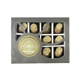 Улитки Эскарго сливочным муссом из сыра Gorgonzola и прованскими травами 12 шт.