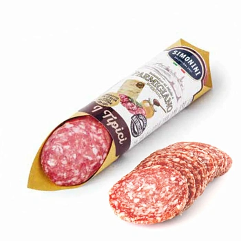 САЛЯМИ С СЫРОМ ПАРМИДЖАНО РЕДЖАНО "SIMONINI" 250 Г