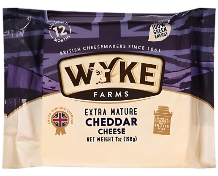 СЫР ЧЕДДЕР ЭКСТРА МЭЙЧУР 12 МЕС "WYKE FARMS" 200 Г